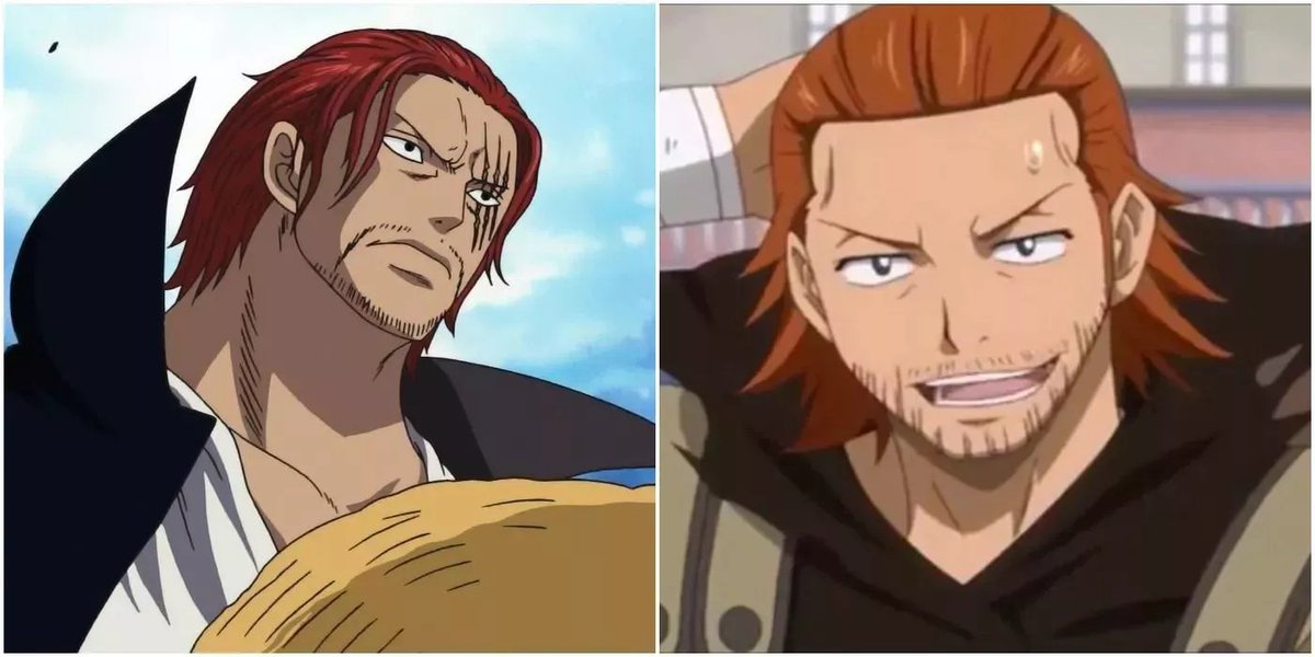 Razones para creer que Shanks y Gildarts son el mismo:
- Son pelirrojos
- Se visten igual
- No tienen el brazo izquierdo 
- Aparecen cada 300 capítulos
- Tienen una hija abandonada 

Y lo más importante: ¿alguna vez los han visto juntos? 
Se confirma el multiverso.