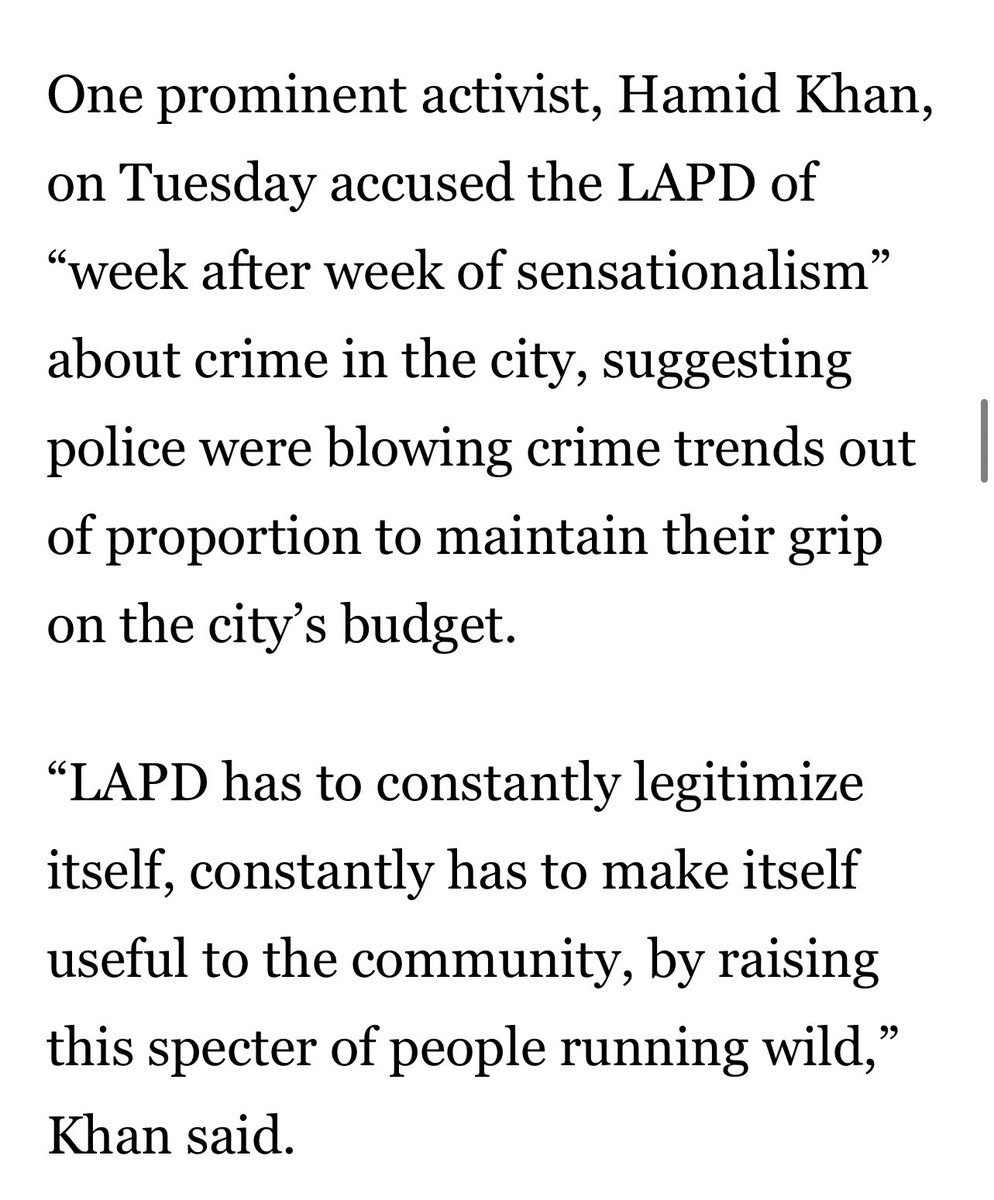PplsCityCouncil's tweet photo. Week after week of sensationalism that gets reposted in the @latimes unchallenged. https://t.co/7SrjR7Z0xM