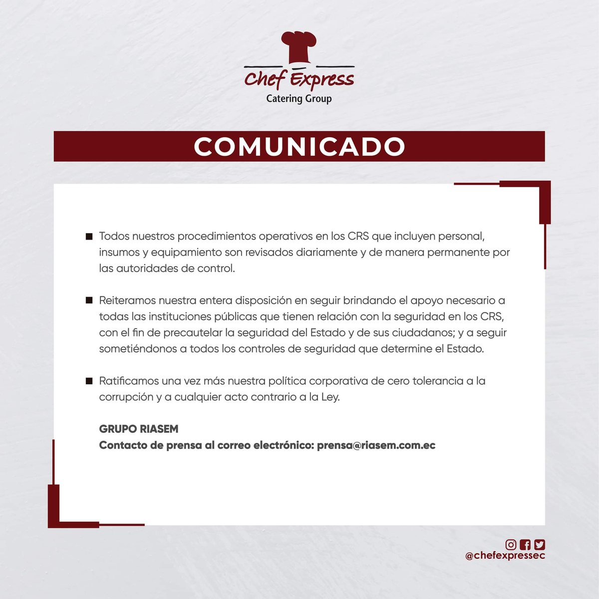Chef Express Ecuador tweet media