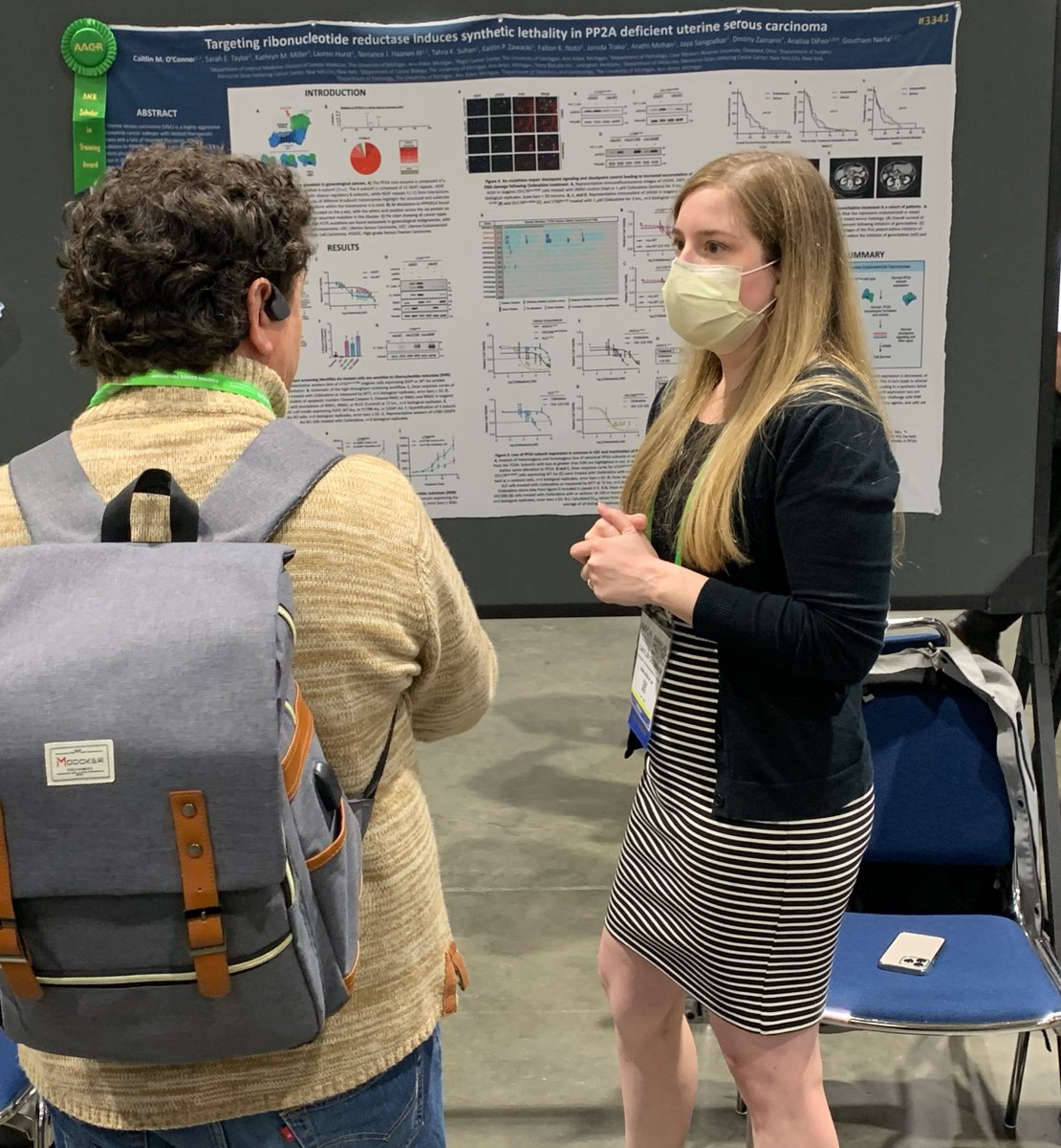 pharmacocaitlin's tweet photo. Had an amazing time presenting my poster today at #AACR2022. Thank you to everyone who stopped by! https://t.co/BmNbhoNQPN