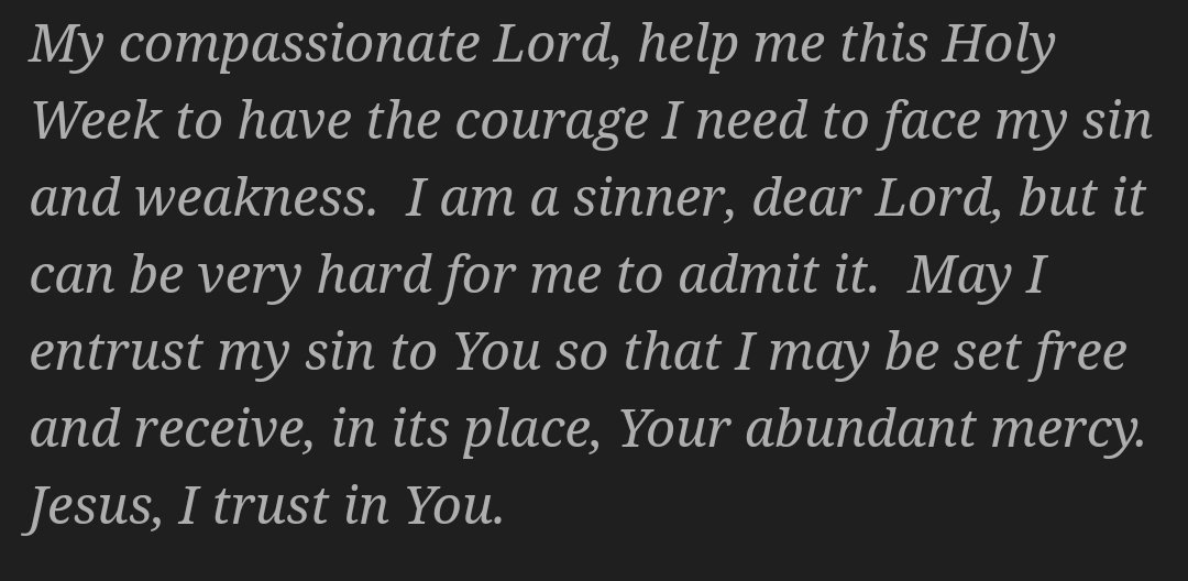 nattydear08's tweet photo. #CatholicDailyReflections #MyCatholicLife #WednesdayOfHolyWeek #StuckInDenial https://t.co/X75YPk2IHU