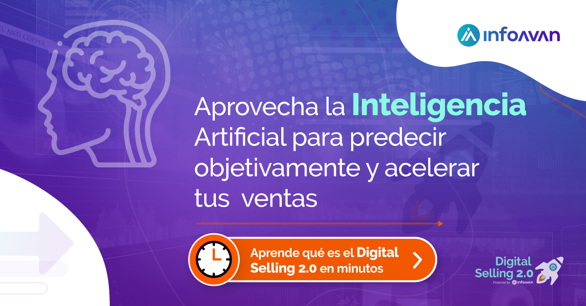 InfoavanCRM's tweet photo. En un modelo Digital Selling 2.0🚀 se aprovecha la #InteligenciaArtificial en cada paso del proceso de captación de clientes y gestión de oportunidades. Aprende más y ¡visualiza el futuro digital de tu empresa hoy con la #IA! >> https://t.co/Bg7BvVZUbf https://t.co/4OnVetJTTy