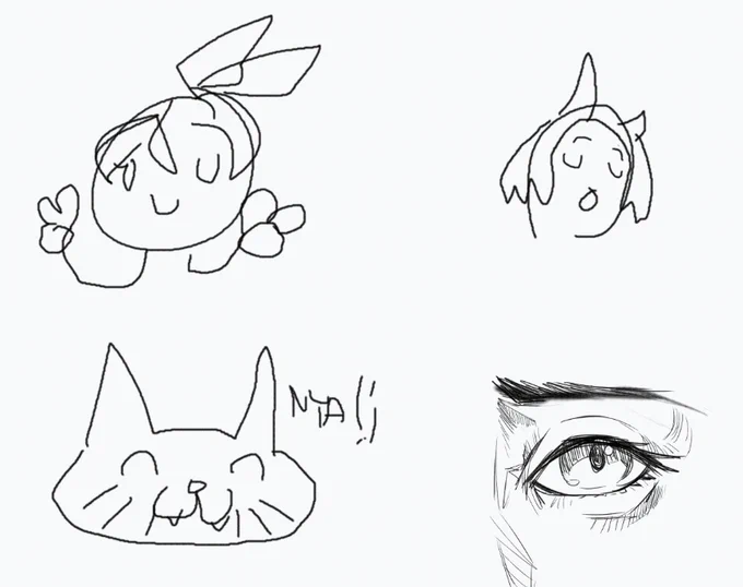 #PortfolioDay 
hi im mikan and i draw cute art and girls and eyes and yeah 