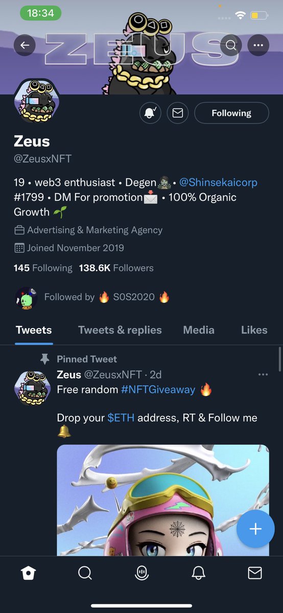 CryptoBudzUK's tweet photo. @BounceNewsNg @ZeusxNFT Let’s goooo https://t.co/popdXq2ZaK