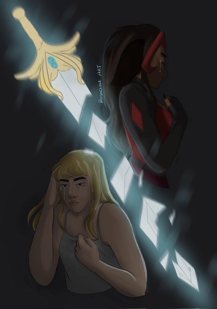 RosaceaeA's tweet photo. 'Destiny binds and destiny breaks'

.
.
#catradora #spopfanart #digitalart https://t.co/Y2vpMmD2AJ