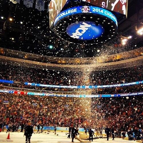 cermak19's tweet photo. 8 years ago today! A weekend I’ll remember for the rest of my life. No better feeling in the world than watching your boys reach the top @Unionmhockey #April12 #SickGoHome https://t.co/1Jd7VlgLrv