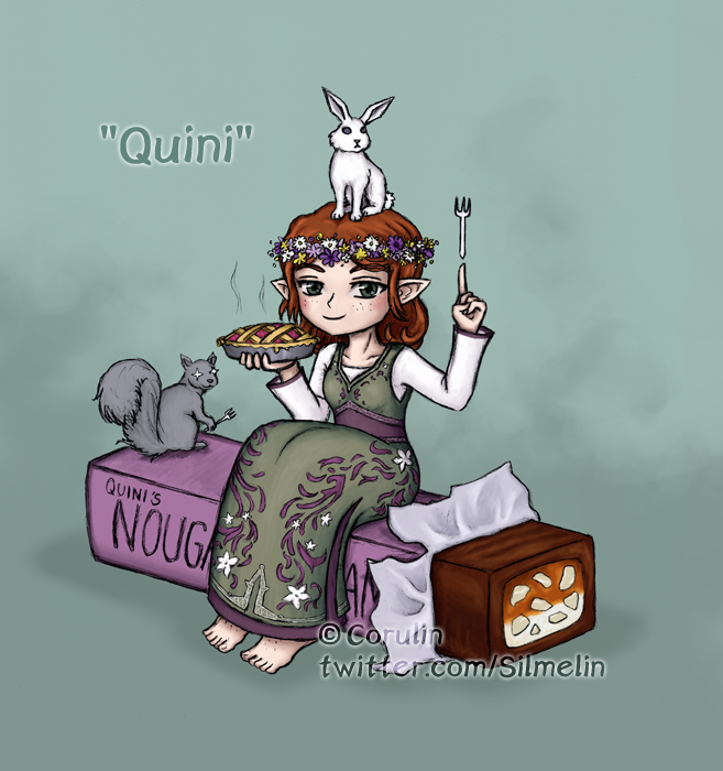 Silmelin's tweet image. Quini of The Andune Ensemble and The Lonely Mountain Band. I miss you, sweet Quini.  

#lotro