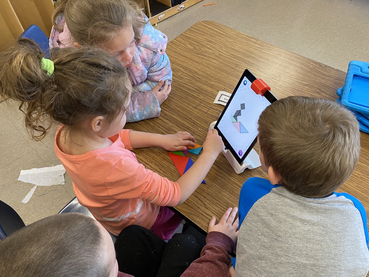 cj_walker03's tweet image. I had a blast today working with Mrs. Holmquist and her class as they explored @PlayOsmo’s coding and Tangrams! @EastJacksonCS #remcrits #Osmo #codingwithawbie #edtech @EdTechJXN #teamjxn #coding