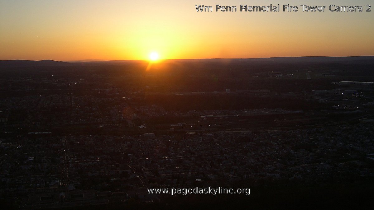 PagodaSkyline's tweet photo. Sunset Tuesday 12th of April 2022 07:40:02 PM #BerksCounty #PagodaSkyline #sunset https://t.co/FI3uMd8gLn