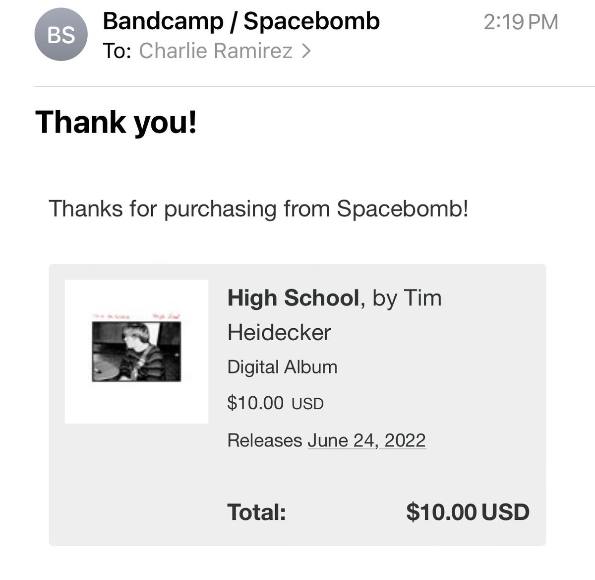 This is going to be the SpaceBomb, <a href="/timheidecker/">Tim Heidecker™ Official</a>! #timheidecker