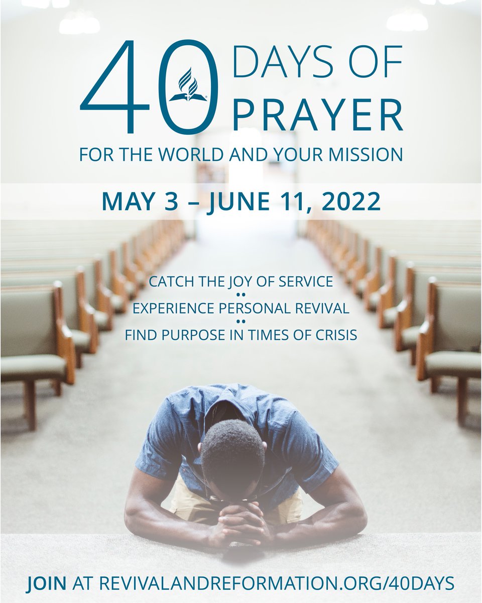 Don't miss this opportunity to be part of the upcoming, worldwide 40 Days of Prayer! Sign up to receive the free daily materials here: revivalandreformation.org/40days