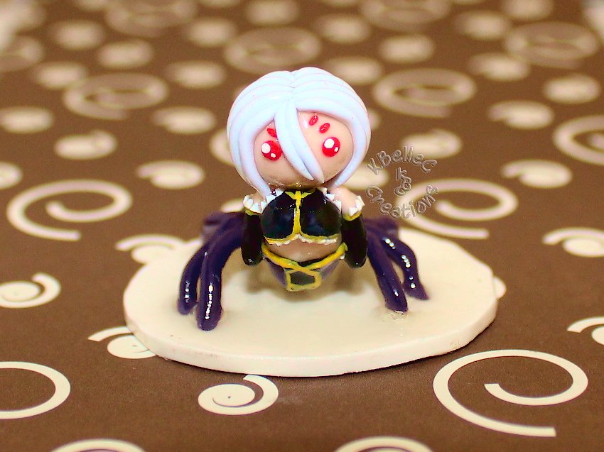 KBelleC's tweet photo. This was a beast to make, but what a great challenge! Standing slightly above 1" is a #RachneraArachnera-inspired miniature figurine from #MonsterMusume!
#fanArt #Rachnera #anime #manga #polymerClay #Sculpey #Premo #handmade #kawaii #chibi #otaku #KBelleC #ClumsyArtistCreations https://t.co/JMYJor0ot7