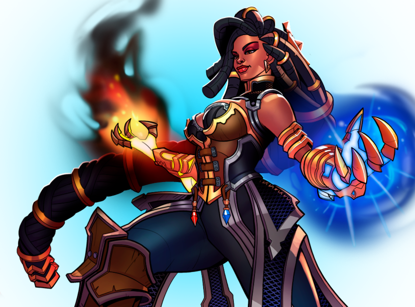 BKtheRPG's tweet photo. With her propensity for zoning and crowd control, Imani uses her powers of fire and ice to keep her enemies running for their lives, or rooted in awe!
Check out part one of the build here: https://t.co/SwTzvG2DLI
#dnd #dndBuilds #5eBuilds #CharacterCodex https://t.co/Bd5W8AdDr8