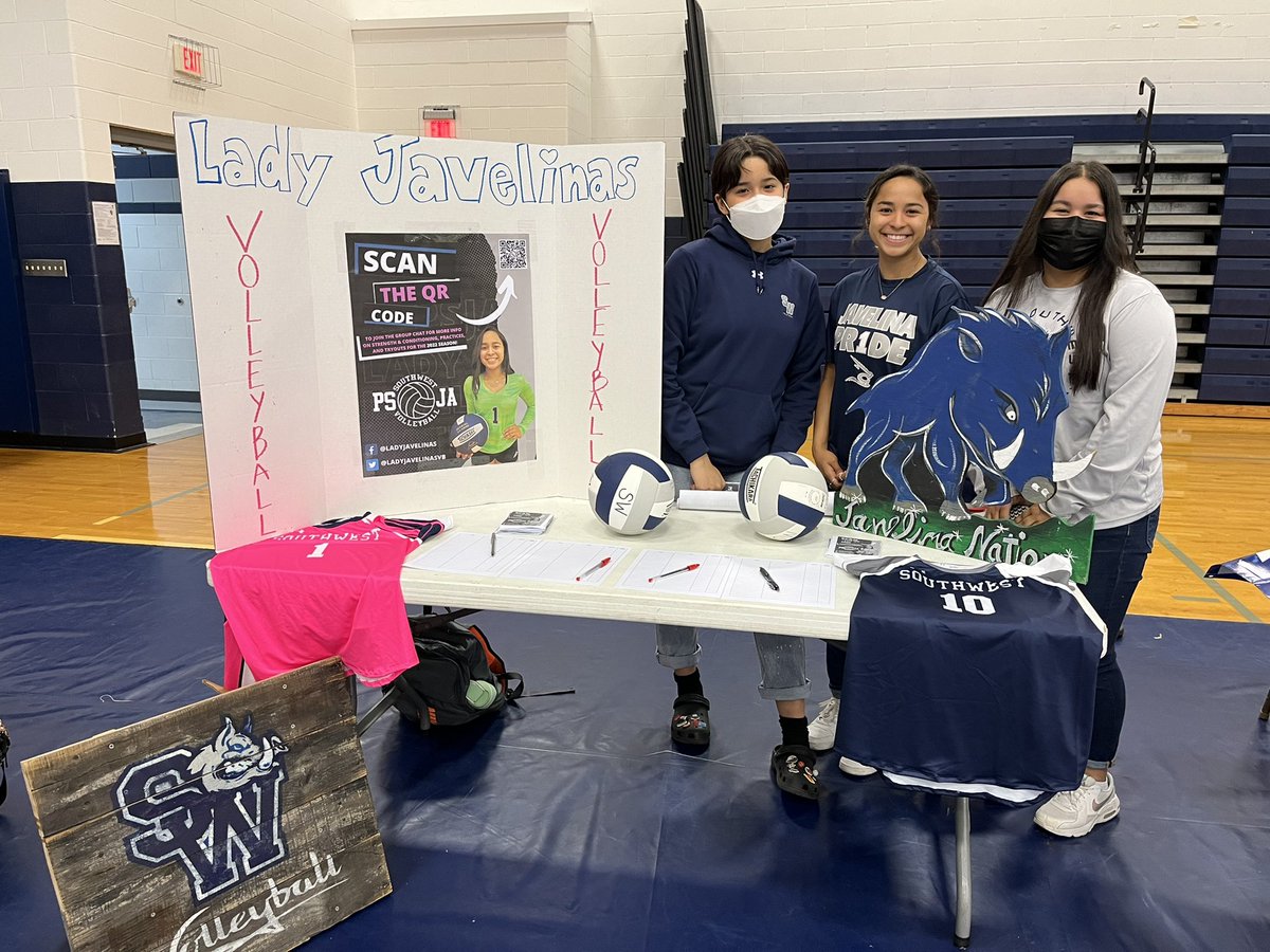 ladyjavelinasvb's tweet photo. A successful day recruiting our future Lady Javelinas from our feeder schools, Kennedy and Escalante! 

If you would like information about upcoming summer training and tryouts for next season, comment or send us a message! 

#FearNoneConquerAll #JavelinaNation 

💓💙🏐🐗🏐💙💓 https://t.co/2FvQX9NHt8