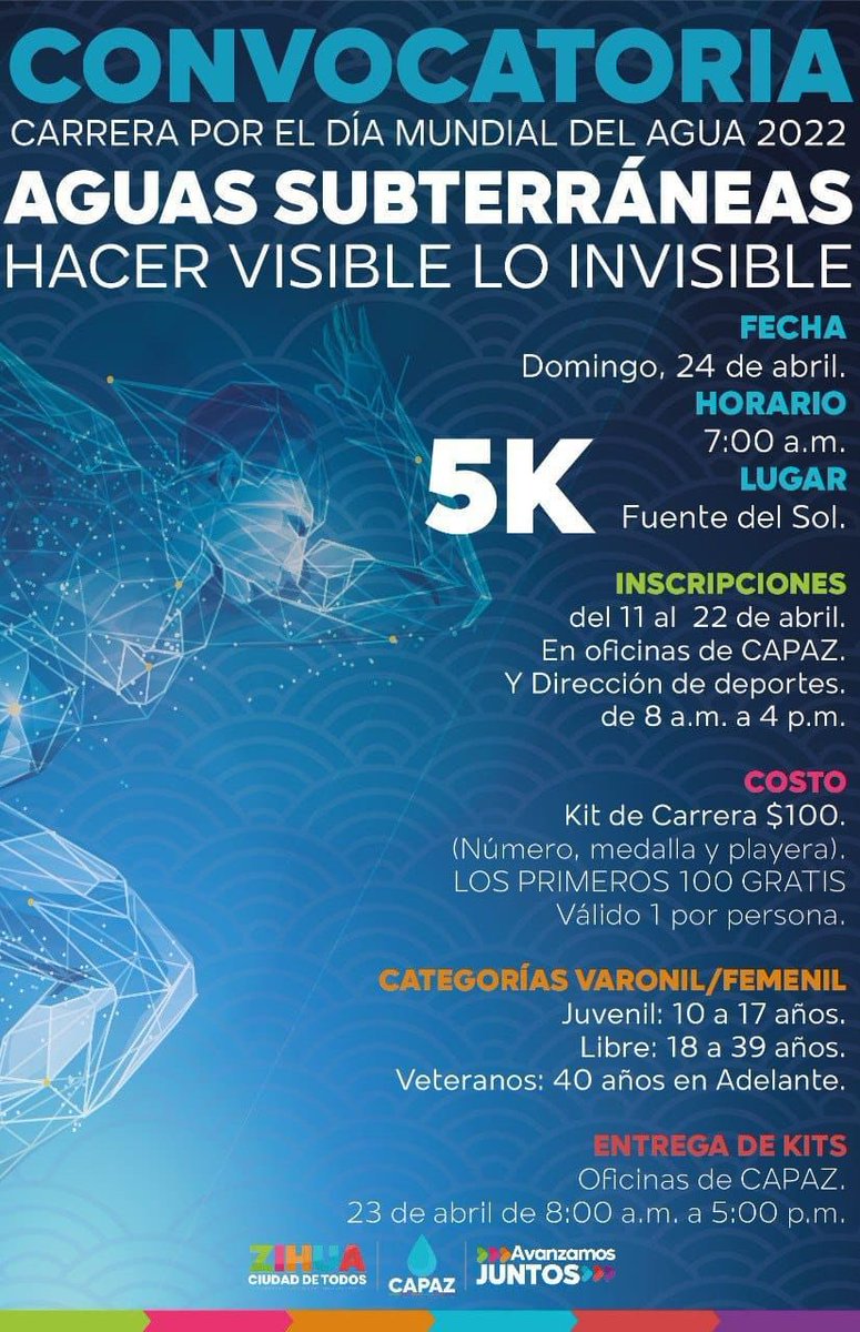 LFSalasR's tweet photo. Agradezco la respuesta de l@s Zankas que acuden a las oficinas del organismo a inscribirse a la carrera del #DiaMundialDelAgua22, Aguas Subterráneas, "Hacer Visible lo Invisible"; si no te has apuntado, estás a tiempo de ser parte del #EquipoCAPAZ.
#CuidarElAguaEsTareaDeTodos https://t.co/it2U5e3XfF