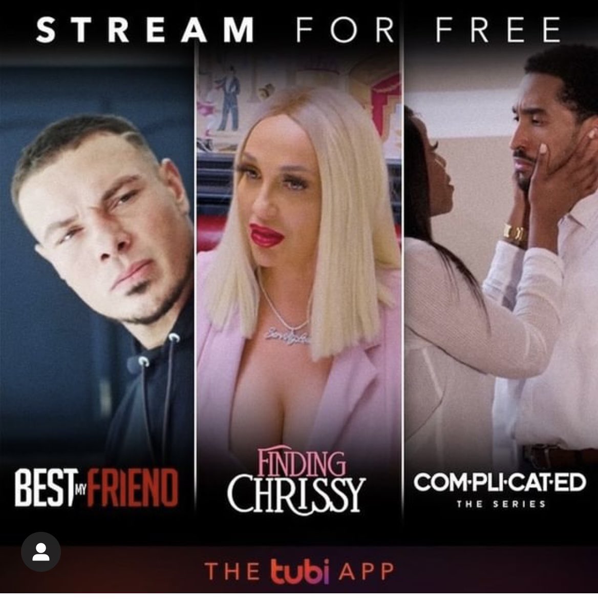 Stream our great shows on <a href="/tubi/">Tubi</a> now 
‘My best friend’ ‘Finding Chrissy’ and ‘Compicated’
@mybestfriendmovie <a href="/chrissymonroe/">chrissy monroe</a>  
#tv #show #movie #film #explorepage #viral #tubi #chrissymonroe #mybestfriend #complicated #homesteadentertainment #glassslipperpictures #shondrellaavery