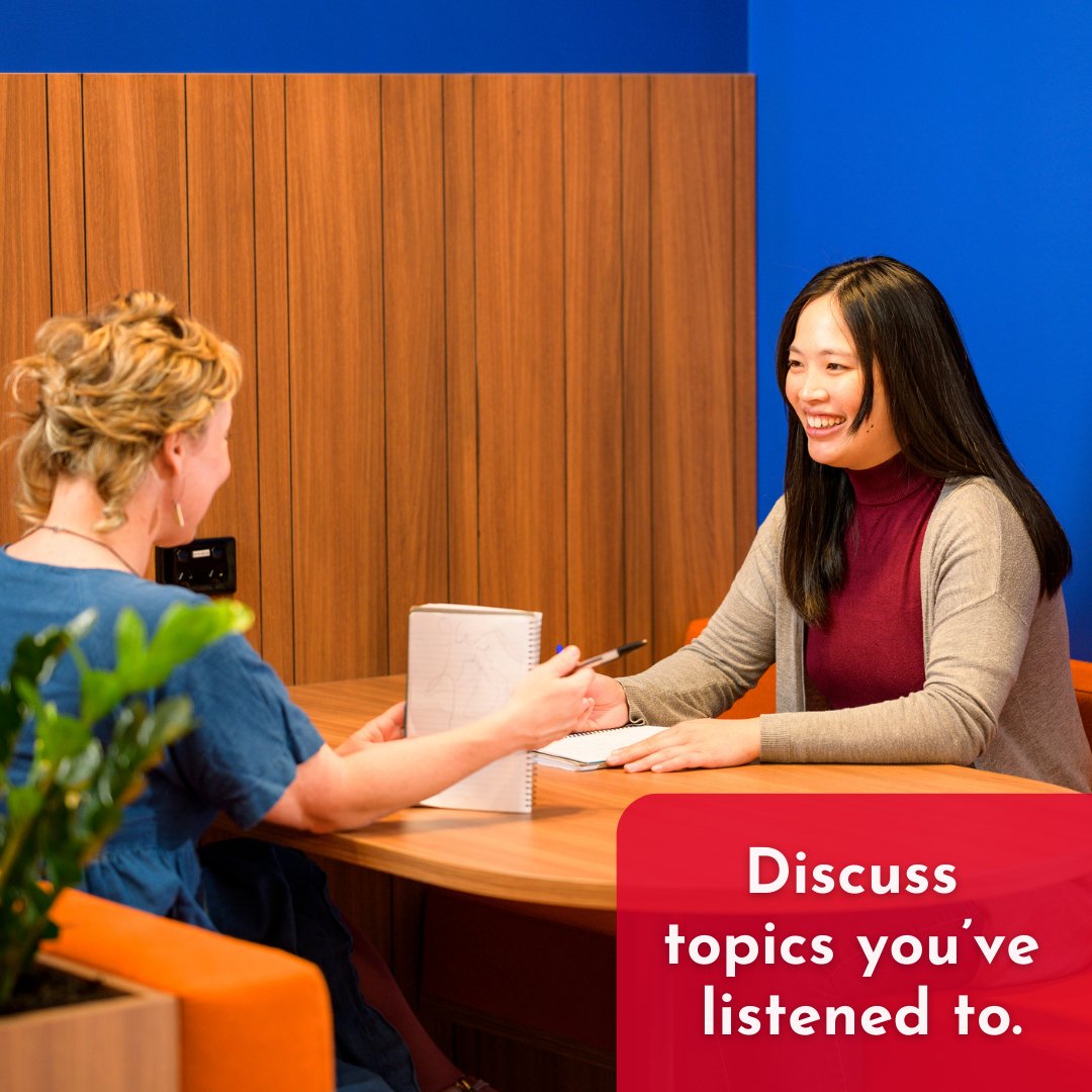 IELTSCalgary's tweet photo. 💬 #tiptuesday 💬
Listen to podcasts, TED talks, news and talk about what you’ve listened to with someone else. Using new words and language is the key to increasing vocabulary.
#IELTS #IELTSstudy #IELTSpreparation #IELTStest #IELTSvictoria #globalvillage #gvenglish https://t.co/JW3K7s5YGD