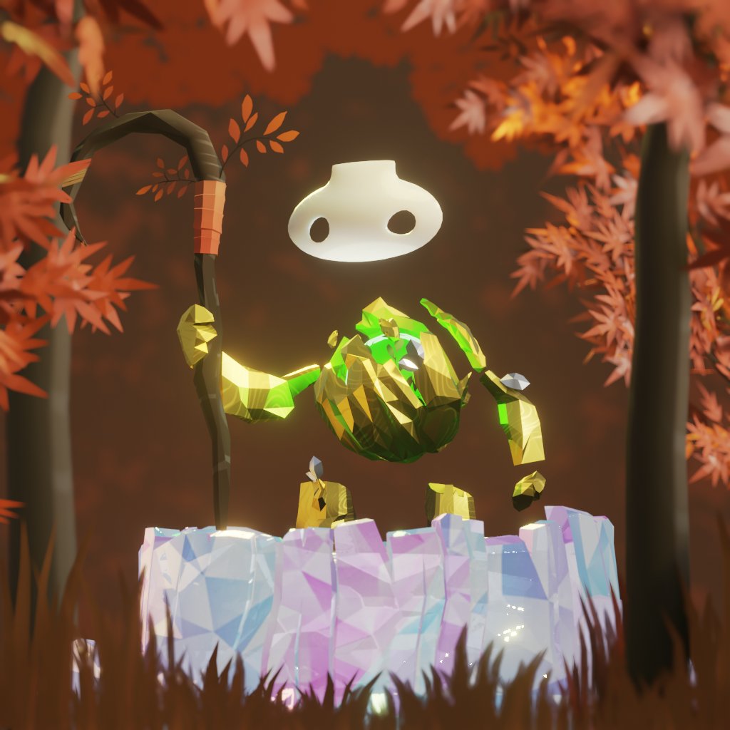 Forest Spirit #539 <a href="/zenft_/">ZENFT</a>  #bonsai #forestspirits #eldercrystal chilling out