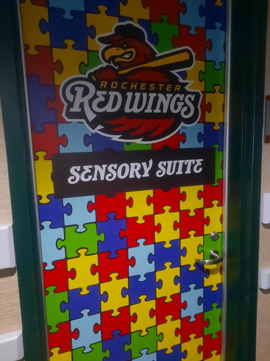 ROCAutism's tweet photo. Autism Council proud partnership with Red Wings to create the 1st of its kind Autism Sensory Safe Space families with children w/Autism &amp; Sensory Needs can enjoy a night out! Limited free suite tickets for games that we can share with families, and includes VIP parking ❤!! https://t.co/GDjRhuSd3V