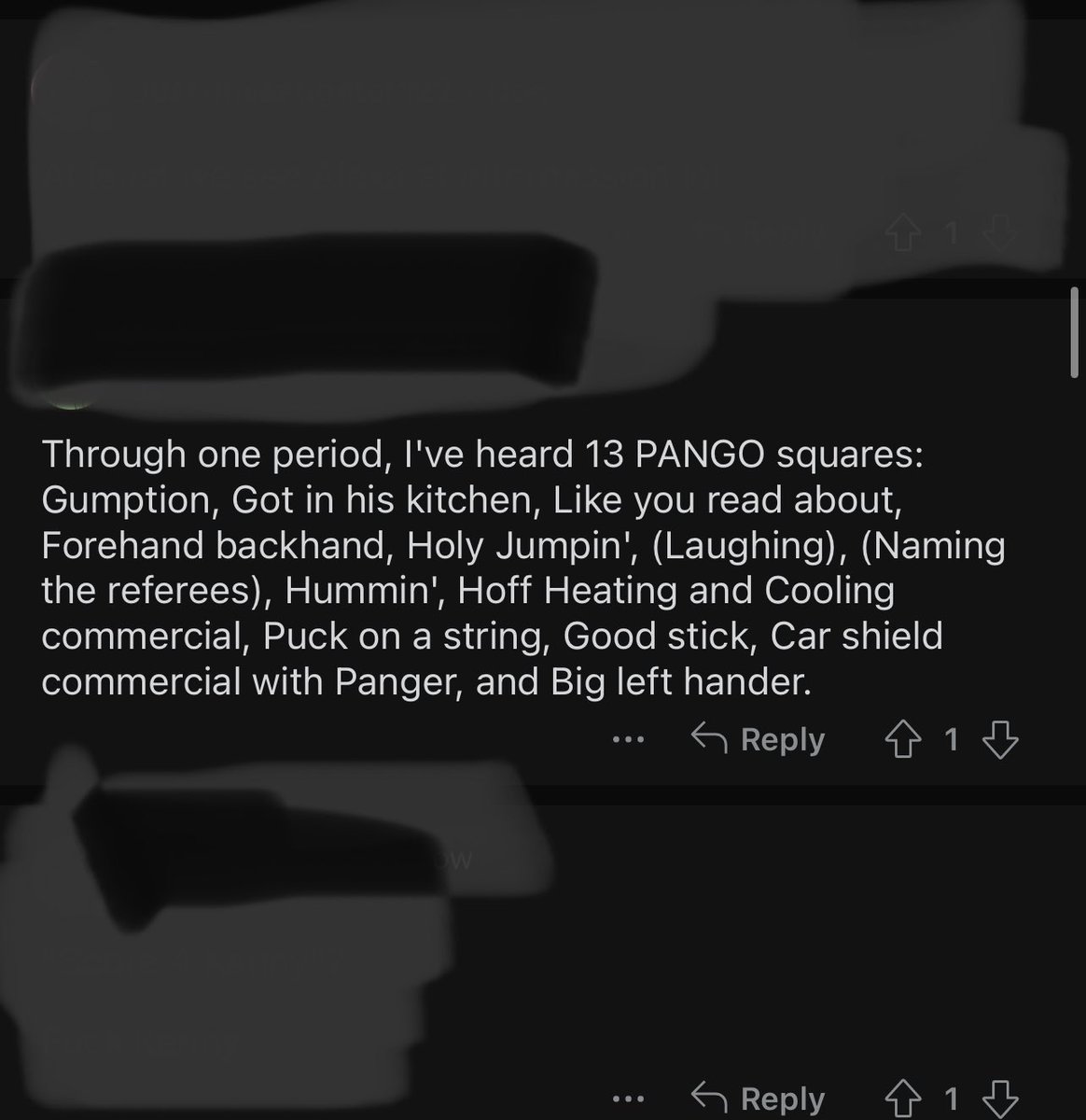 pangobingo's tweet photo. One period and 13 phrases, @Panger40 is on track to beat his record of 30 phrases in one game. Will he do it?! #stlblues #panger #pango #pangobingo https://t.co/2uf2RQrGjn