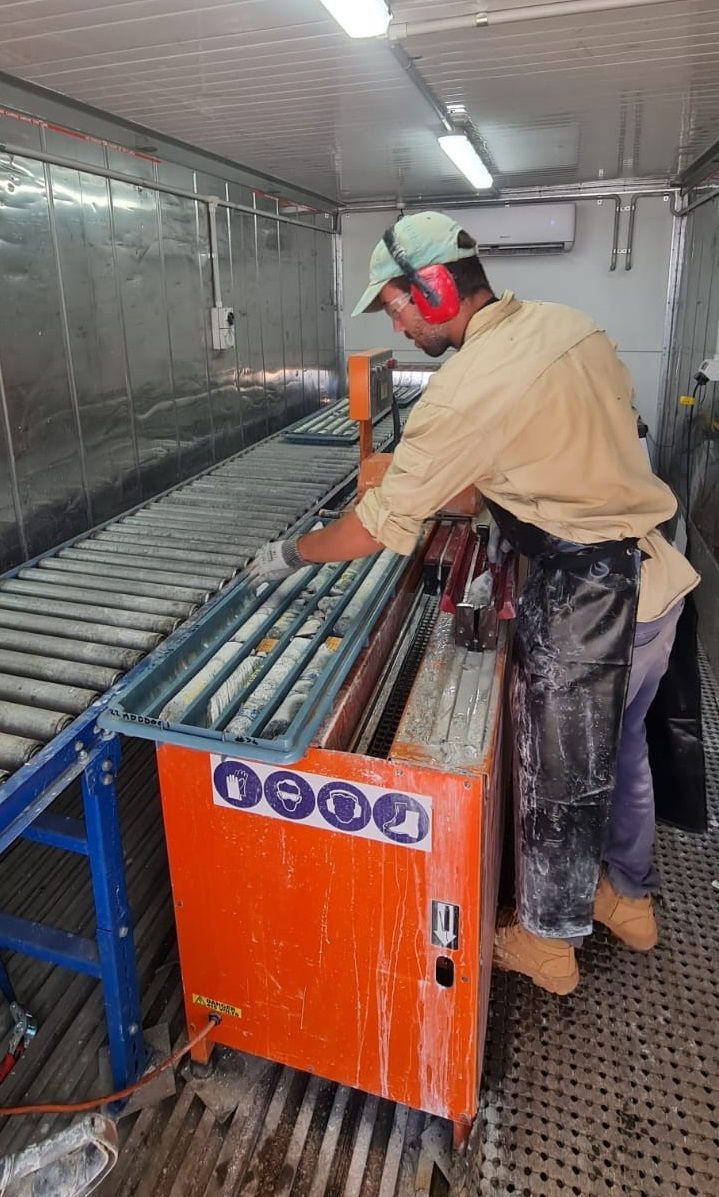 Although an Explorer, <a href="/GreatBoulder/">Great Boulder Resources Ltd</a> takes the time to do things properly. Check out this professional core cutting setup, recently installed on-site. This is a team that focuses on making best practices an every day habit, and building an excellent professional reputation.