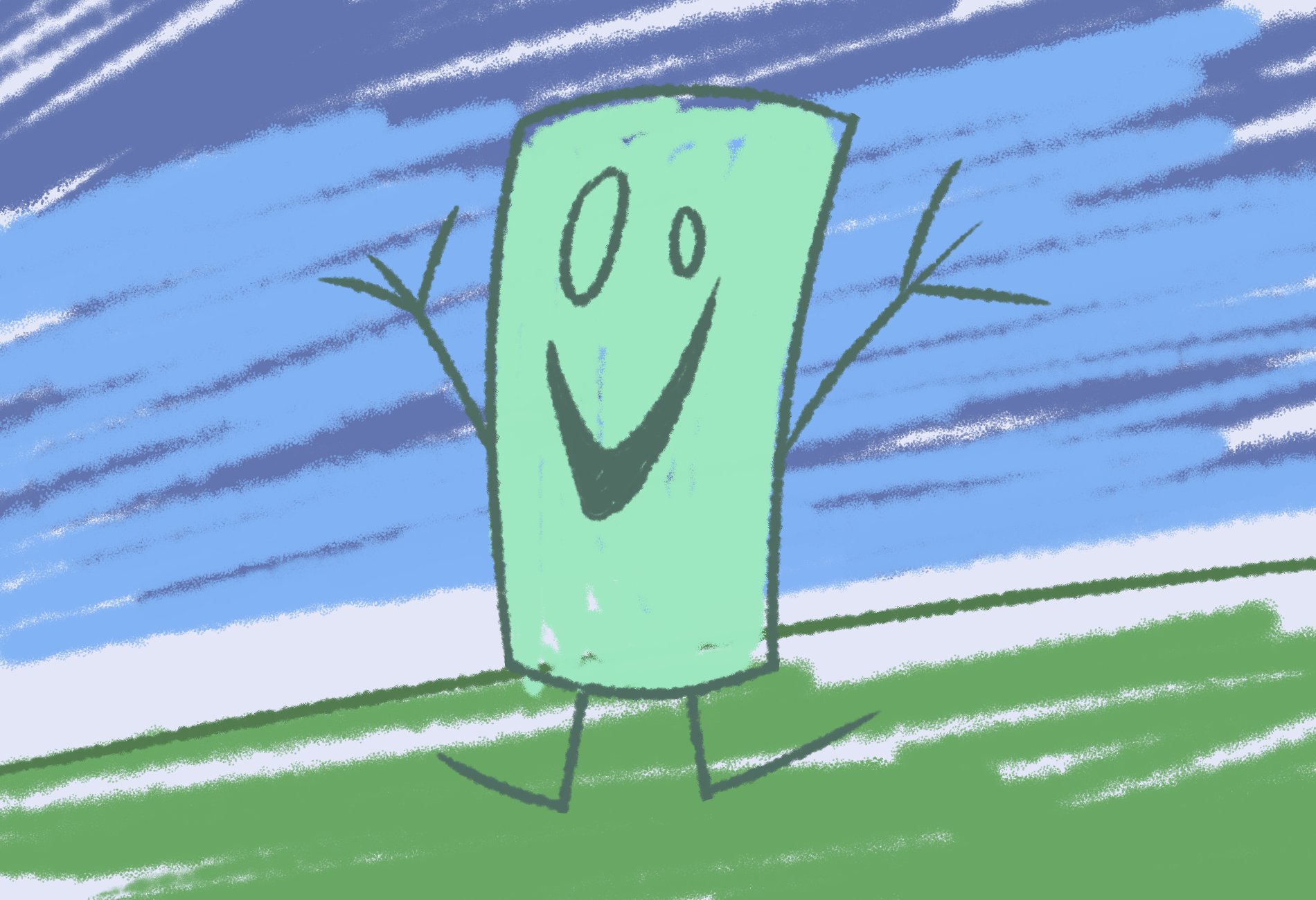 🎨 Mr. Normal Draws Open) on Twitter "Blocky from