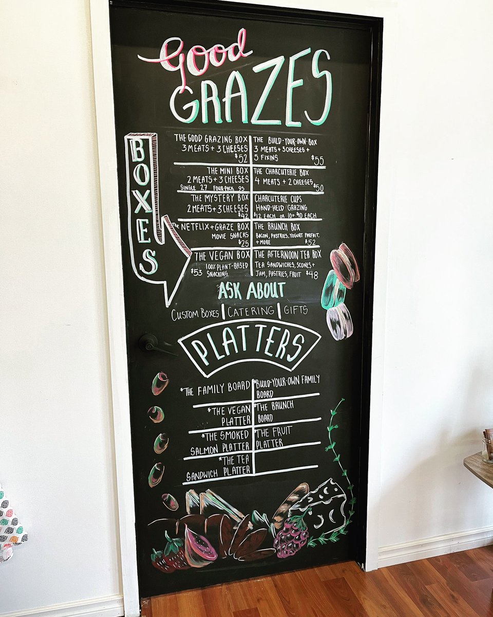 Loving our new menu courtesy of Steph at Splashy Glass! 😍 Can’t wait to welcome you into the storefront, #Ottawa!