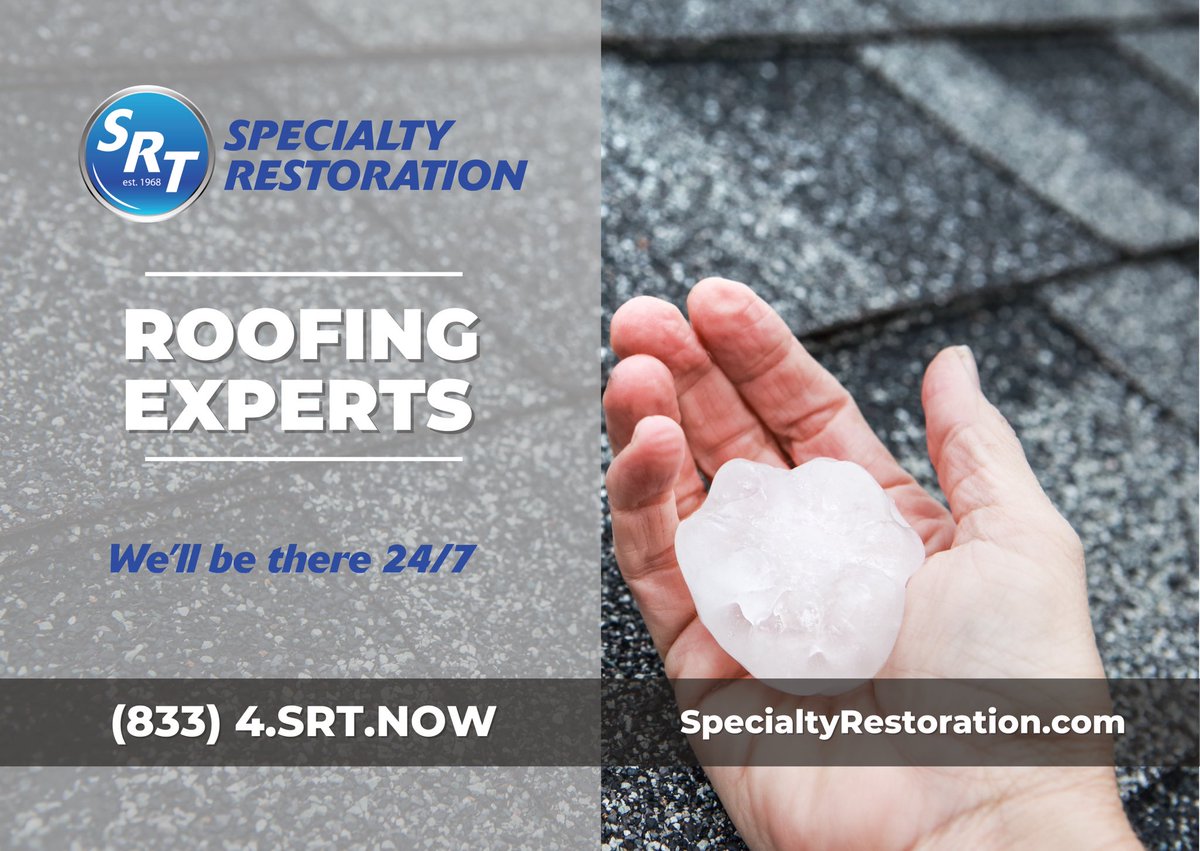 SRTkleanup's tweet photo. Specialty Restoration has boots on the ground across Central #Texas, where #hail has caused significant damages to homes and businesses.

If your property has sustained damages from the storm, give us a call at (833) https://t.co/lIyfGBv23W

https://t.co/KToufhHtBD https://t.co/uQ9Yu1hEVq