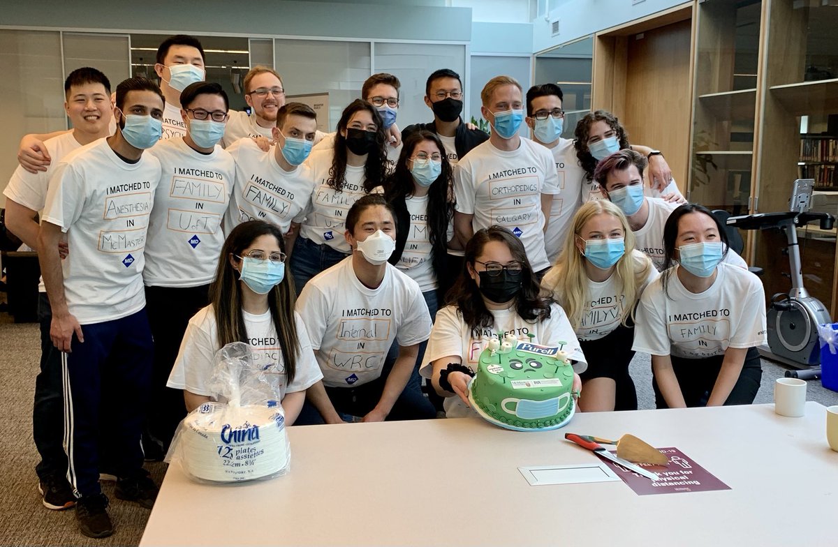 margomountjoy's tweet photo. Congratulations to the @MacMedWRC class of 2022 on your #MDmatch! Super proud of this ‘COVID-class’. A resilient and adaptable cohort of medical students about to embark on a myriad of medical specialties across canada 🇨🇦 🍁 @machealthsci https://t.co/3sWL2HaHfl