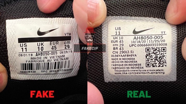 fakecip sur Twitter "Fake vs Original Air 270 https://t.co/S8ifaKupRe" / Twitter