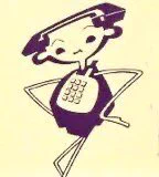 A human/telephone named Teleco-chan was the mascot for the Japanese phone company NTT in the `70s. 