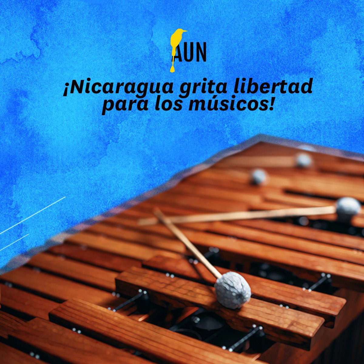 AUNNicaragua's tweet photo. La música es el acto de libertad más grande. Exigimos la libertad inmediata de los músicos nicaragüenses detenidos hoy por el régimen Ortega-Murillo.

#SOSNicaragua https://t.co/6YaqbeHza3