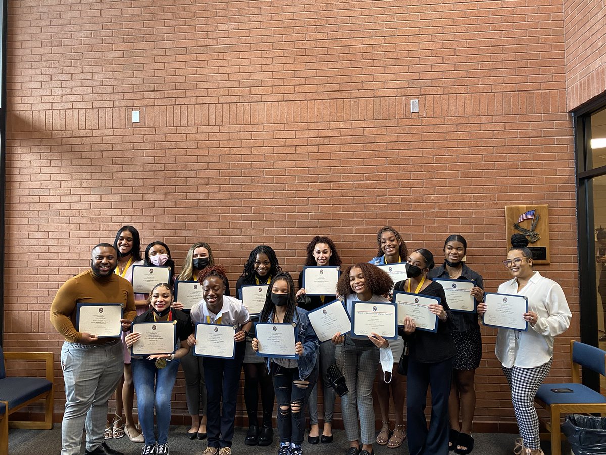 McDonoughHS's tweet photo. Great day of recognition for MHS! Congrats to Eileen for academic achievement, varsity cheer state champs, and Mr. Hairston for exemplary employee #rampride https://t.co/fss1YWbsLU
