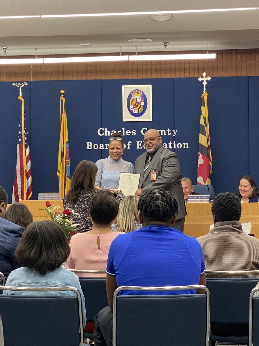 McDonoughHS's tweet photo. Great day of recognition for MHS! Congrats to Eileen for academic achievement, varsity cheer state champs, and Mr. Hairston for exemplary employee #rampride https://t.co/fss1YWbsLU