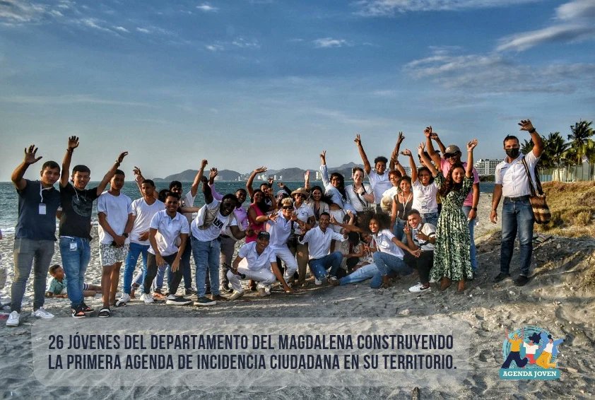 AJovenCol's tweet photo. 🦋Se ha activado la red de Agenda Joven Magdalena, en su primer encuentro en Santa Marta donde participaron 26 jóvenes de distintos municipios del Magdalena  #Fundación #LaTagua #Aracataca #Chivolo #Taganga #Tigrera #SantaMarta #ElReten #DonDiego #GirocasacaBonda vamos!!!✊🏽 https://t.co/Ve1nOeJnQE