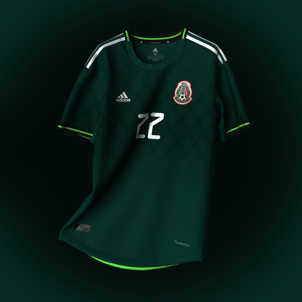 ac_dzn's tweet image. [REMAKE]
Mexico 2019 Home Jersey x @adidasfootball 
[[[inspired by the adidas Glitch Hacked Pack from 2017]]]