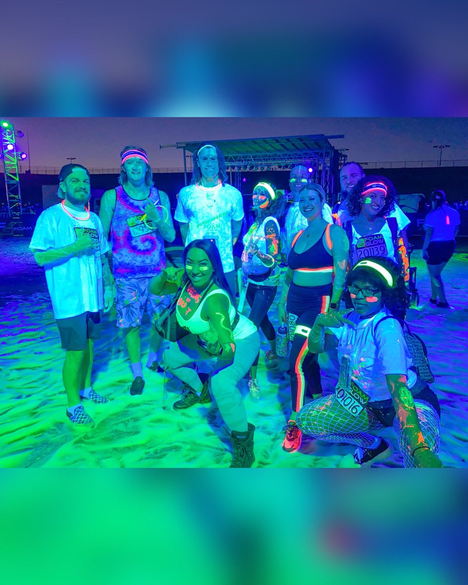 Team #WomenXNFT &amp; Team @vegaspandasclub hit the Foam Glow Run on Saturday in Las Vegas!Who else was there?

We need to plan some more classes &amp;events; what would you like to see?

<a href="/tracyleenft/">Tracy Lee NFT</a> <a href="/IsThisGabriela/">itsgabs.nft</a> <a href="/BLGPhoto/">Brynn Lee✨</a> <a href="/Purrfectpanda11/">Purrfectpanda</a> <a href="/NotTheDrPhil/">notthedrphil</a> <a href="/VegasPandaClub/">Kyle Mails</a> 
<a href="/recklessdilf/">blessed2bbroken</a>