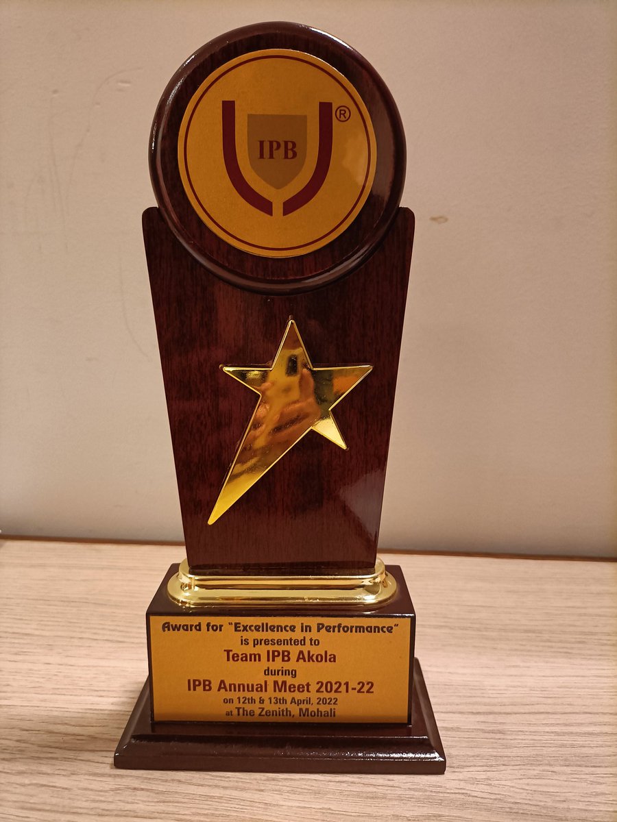 ipb_akola's tweet photo. The strength of your Achievement is Rooted in the Depth of Your Passion...

We did it guys , just because of your support.
🤝🏻😊

#Success #award #besttraininginstitute #ipbAkola #india #maharashtra #PGCRB #IpbProud #ipb https://t.co/hHIRtc3qK6