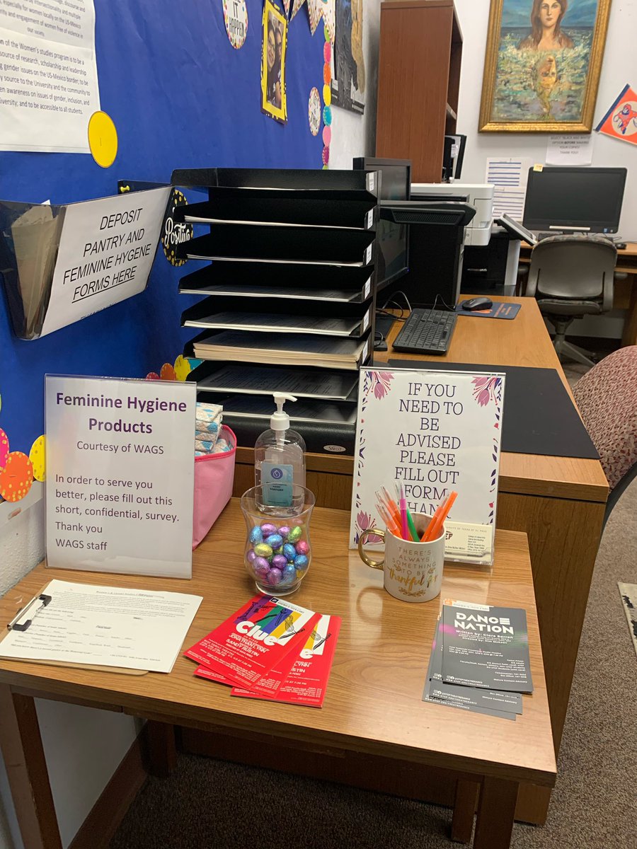 utepsga's tweet photo. We also donated products to the Women and Gender Studies Dept. located in the Liberal Arts Building, Room 233.
.
.
Shoutout to Senator Kutz for this amazing project. 👏👏👏 
.
.
#student #sga #periodt #specialproject #utep #union #period #periodproducts #miners #senators #2022 https://t.co/Eo1CcVm3zH