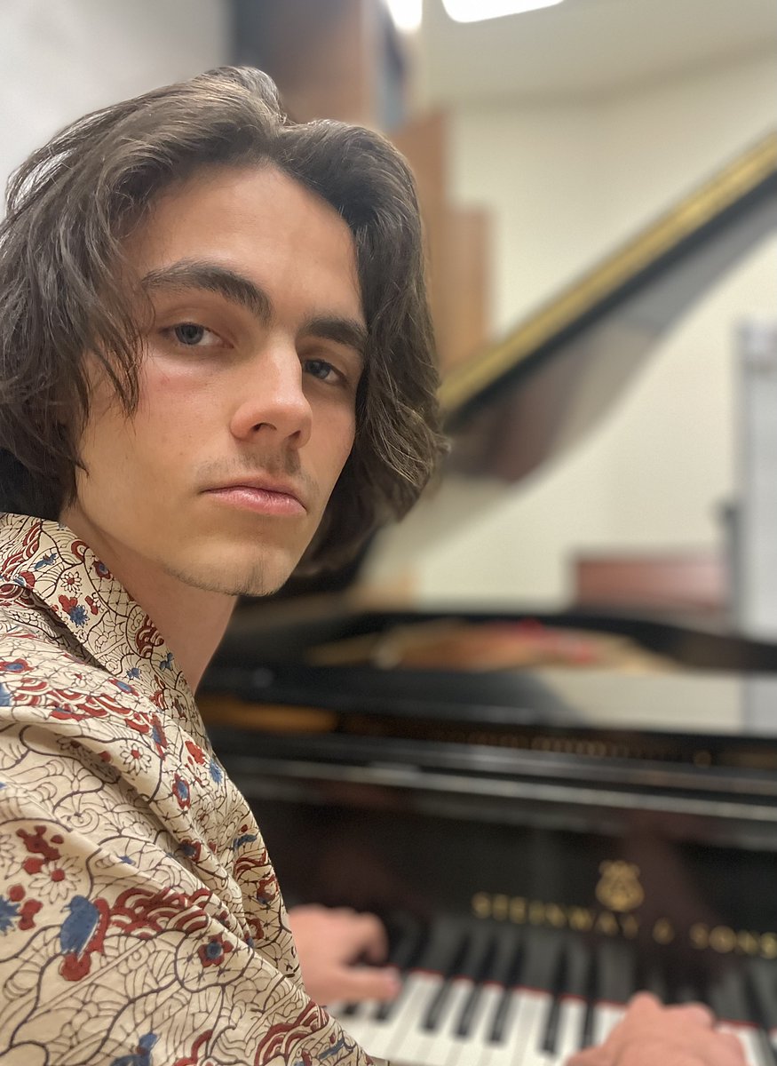 Our concert is TOMORROW! Today we are featuring Finn Dickens. Come hear Finn’s “Three” for violin, viola, and cello tomorrow in Jessen at 7:30!