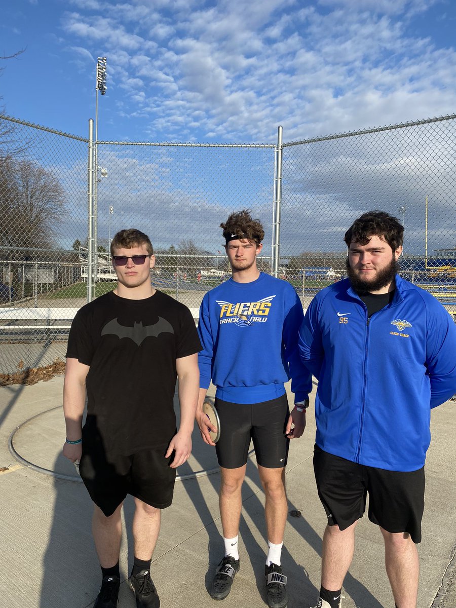 Great showing in the rings by the Fliers tonight. Mens sweep shot and disc. Ladies with several PRs. Great day to be a Flier. <a href="/cgsathletics/">Clyde-Green Springs Athletics</a>