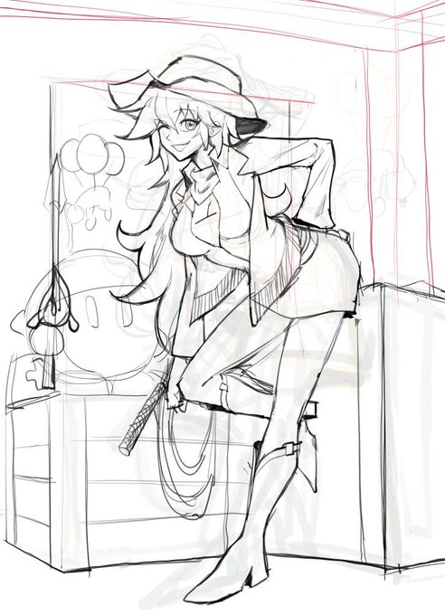 Been a busy week, so here's an old WIP for an art trade! 