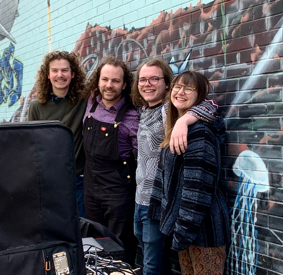 Last but certainly not least, our concert will feature a special performance from the Austin-based group Hover, featuring two of our very own CLUTCH composers! Hover will perform a short set entitled “Hover Rainey Hall” to conclude tomorrow’s concert!