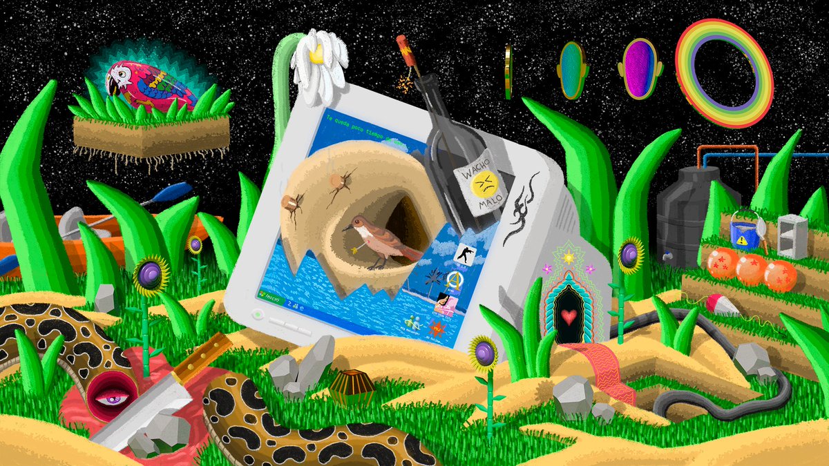 Sulki4n's tweet photo. #PortfolioDay 
I didn't want to be left out
😌
3D modeling, digital painting, animation, and analog painting. https://t.co/eTKWT4D0ep
