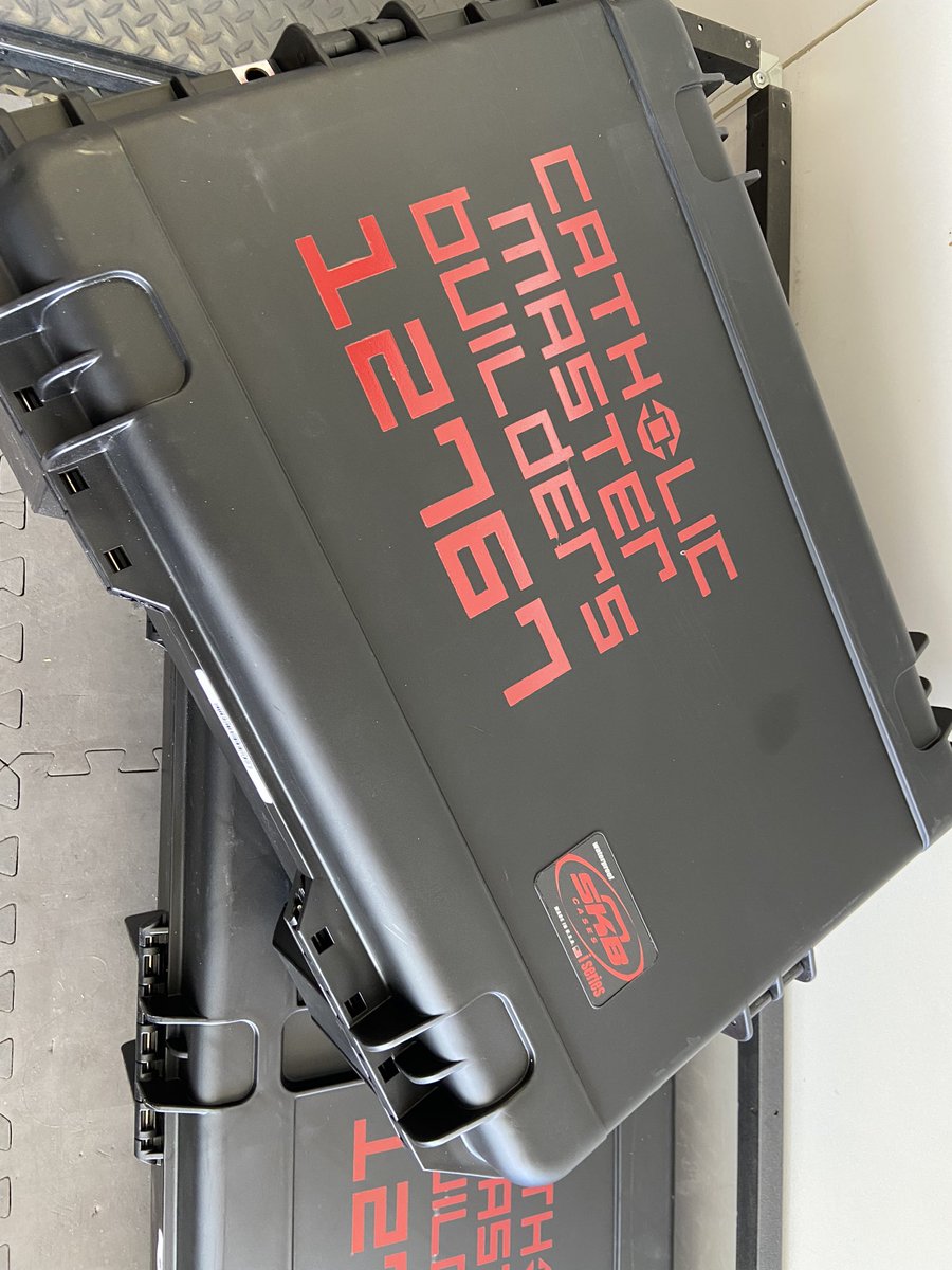 Just finishing packing in our new <a href="/SKBCases/">SKB Cases</a> ! Thank you SKB for the generous donations to our <a href="/CMB_ROBOTICS/">Catholic Master Builders</a> team! We look forward to traveling to Houston Texas for championships! <a href="/FIRSTCHAMP/">FIRSTCHAMP</a> <a href="/FTCTeams/">FIRST Tech Challenge</a> <a href="/FIRSTweets/">FIRST</a>