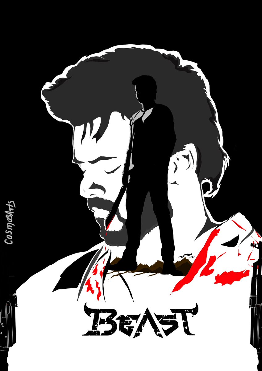 CosmosArt2022's tweet photo. #BeastFDFS #beast
#beast_review #beastreview #Thalapathy #Vijay https://t.co/RhRvb7SvyU