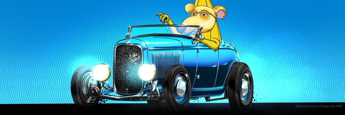 GutterCustoms's tweet photo. 🍌🐀🚙@MaritimeVintage has spoken. ✌️Keep shining.#guttercustoms #ganggang @GutterCatGang https://t.co/BzOA6tUebg