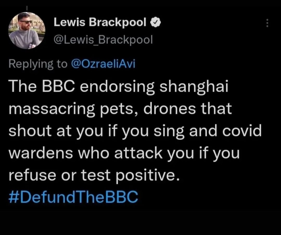 ZRFL19's tweet photo. #DefundTheBBC @BBCWorld @BBCBreaking @BBCNews #BBCsucks #China #massacre #savetheanimals #DefeatTheMandates https://t.co/yF7e1NCSZm