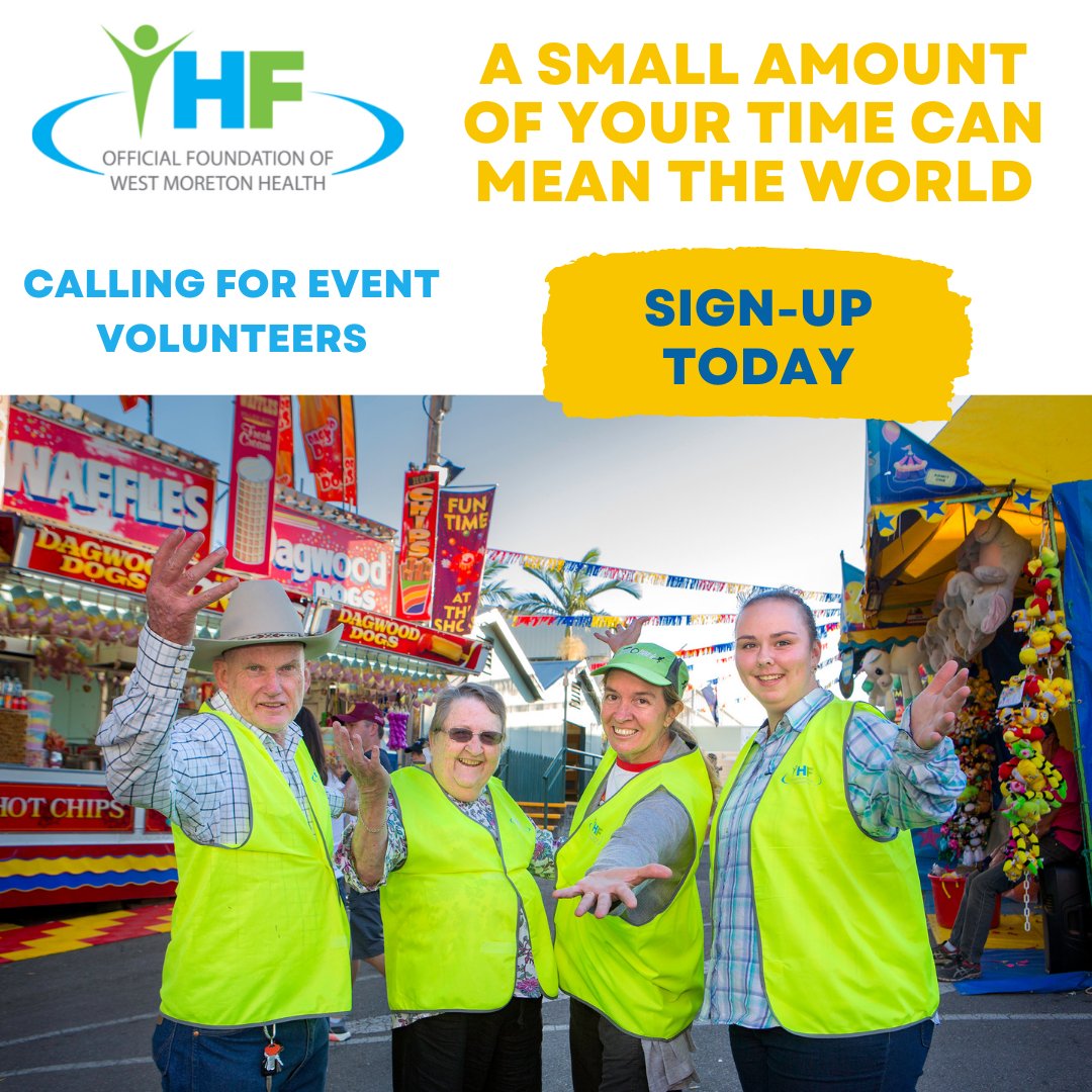 HospitalIpswich's tweet photo. 💙Are you looking for community service hours or an enjoyable way to spend your spare time with a supportive team?👍
👉Check out the event volunteering opportunities in the West Moreton region and sign up today!🤩 https://t.co/5U65dqoU7k
#volunteering #volunteers #doinggood https://t.co/DPUHvA78ya