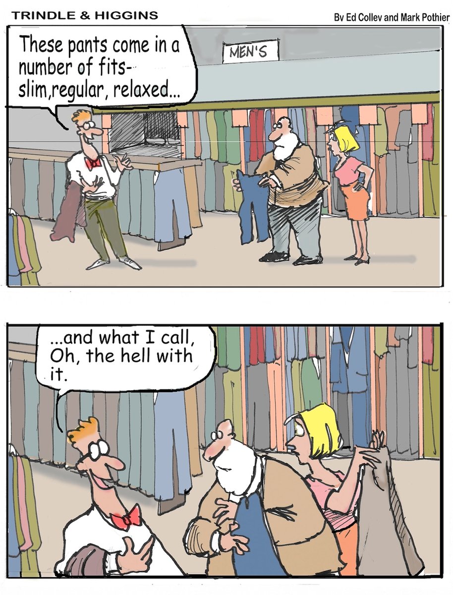 TrindleHiggins's tweet image. When was the last time you tried on clothes in a store? #shoppingqueen #mensclothes